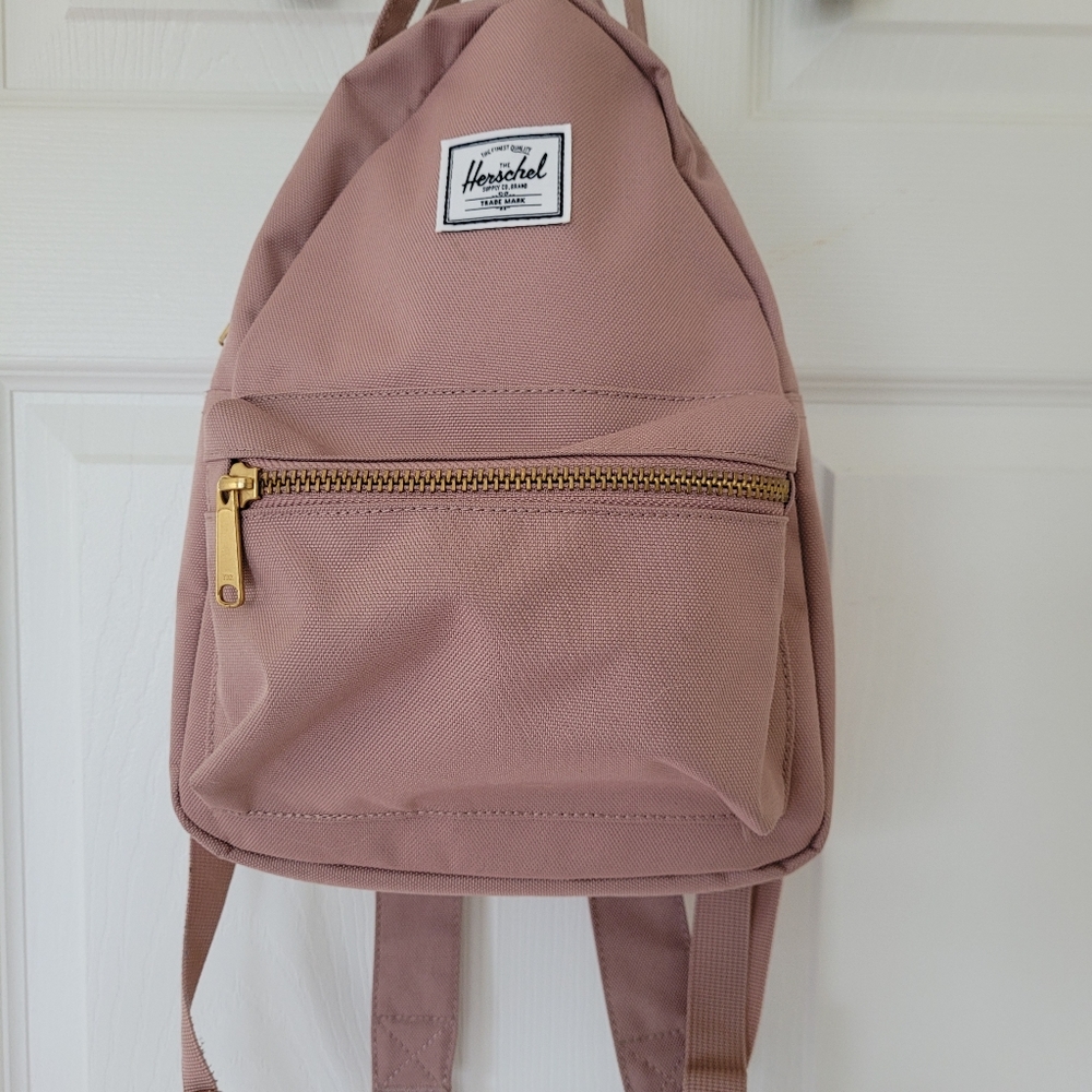 Dusty rose mini Herschel backpack